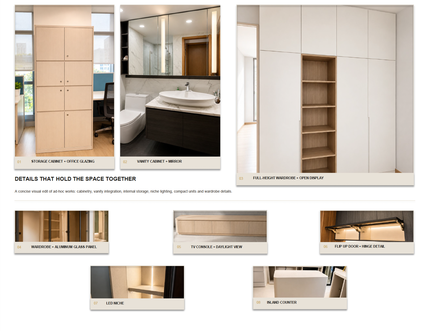 Details that hold a room together — completed project by Wardrobe SG