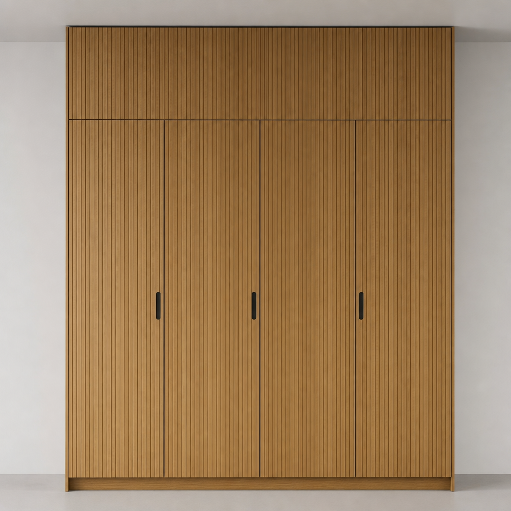 Kyoto Slatted Wardrobe