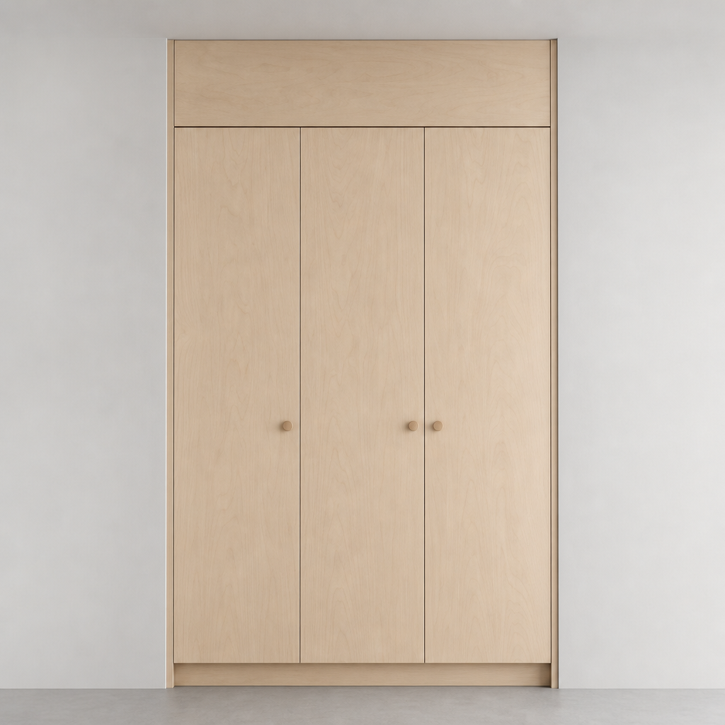 Stockholm Birch Wardrobe