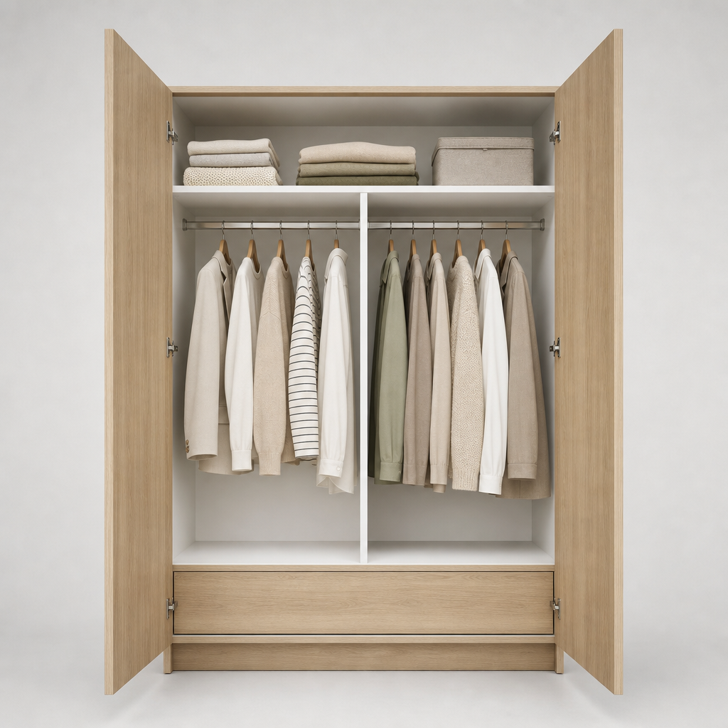 Essential Starter Wardrobes — open view